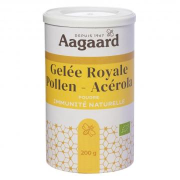 AAGAARD - Gelée Royale Pollen Acérola - Immunité Naturelle poudre 200g