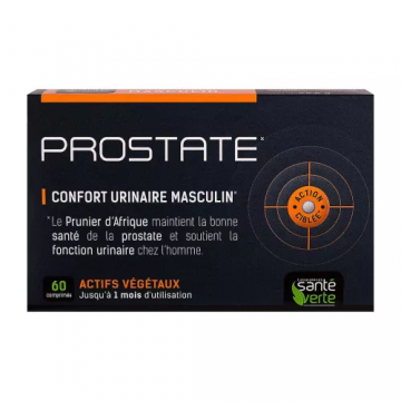 SANTE VERTE - Prostate - Confort Urinaire Masculin 60 comprim&eacute;s jusqu'&agrave; 1 mois