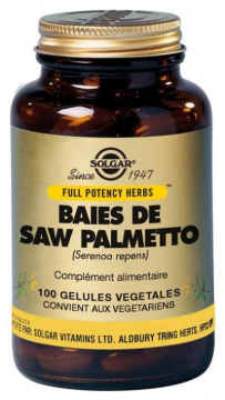 SOLGAR - Baies de Saw Palmetto - 100 g&eacute;lules v&eacute;g&eacute;tales