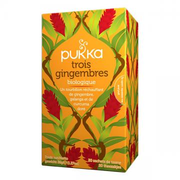 PUKKA - INFUSION 3 gingembres 20 sachets