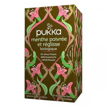 PUKKA - INFUSION menthe poivree et reglisse 20 sachets