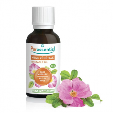 PURESSENTIEL - Huile V&eacute;g&eacute;tale Rose Musqu&eacute;e Bio 50ml