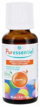 PURESSENTIEL - Huiles Essentielles pour Diffusion Happy 30 ml