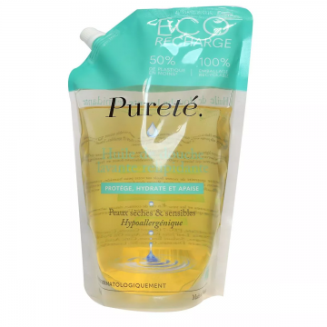 PURETE - Huile Douche Lavante Relipidante Eco Recharge 500ml