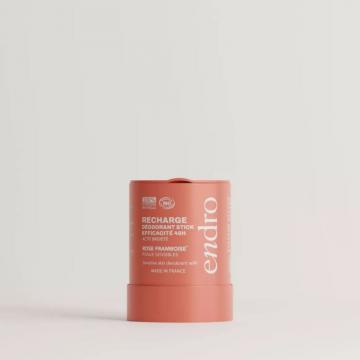 ENDRO - Recharge d&eacute;odorant stick Parfum Rose-framboise 50g
