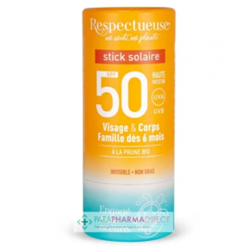 RESPECTUEUSE SOL SPF STICK 18G