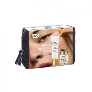 ROC - Trousse Retinol Correxion Soin Lissant - Cr&egrave;me Yeux 15ml et 10 Capsules S&eacute;rum Nuit