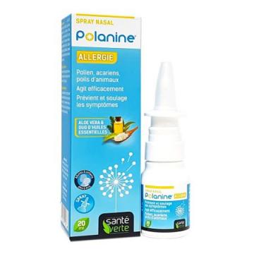 SANT&Eacute; VERTE -  POLANINE - Allergie pollen, acariens, poils d'animaux spray nasal 20ml