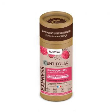 CENTIFOLIA - Shampoing sec framboise 50g