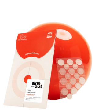 SKIN and OUT - Clear Out - Patchs Stop Boutons x 23