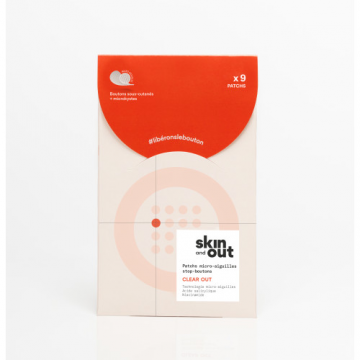 SKIN and OUT - Clear Out - Patchs Stop Boutons x 46