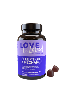 LOVE BE LOVED - SLEEP TIGHT & RECHARGE - 42 gummies