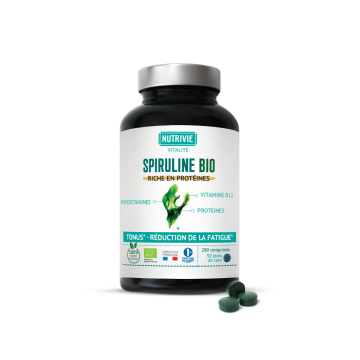 NUTRIVIE - Spiruline Bio 200 comprim&eacute;s