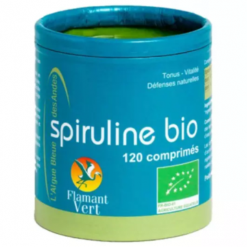 FLAMENT VERT - Spiruline Bio des Andes 120 comprim&eacute;s