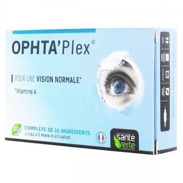 SANT&Eacute; VERTE - OPHTA'Plex - Pour une vision normale 30 comprim&eacute;s