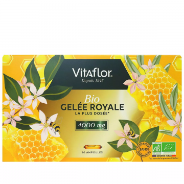 VITAFLOR - GEL&Eacute;E ROYALE Bio La Plus Dos&eacute;e 4000mg x 10 ampoules